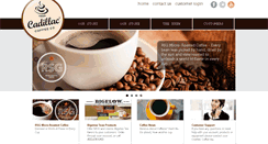 Desktop Screenshot of cadillaccoffee.com